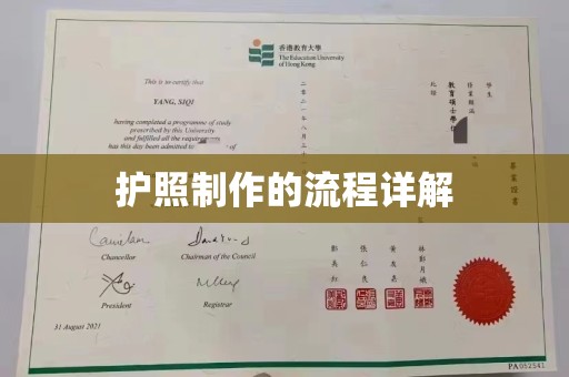 琅琊护照制作的流程详解