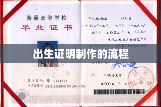 琅琊出生证明制作的流程
