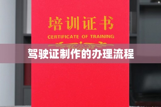 琅琊驾驶证制作的办理流程