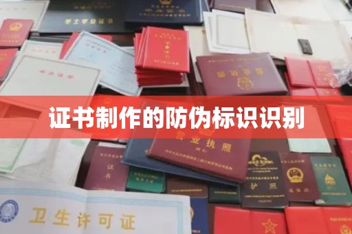 琅琊证书制作的防伪标识识别