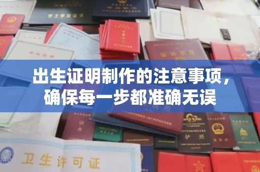琅琊出生证明制作的注意事项，确保每一步都准确无误