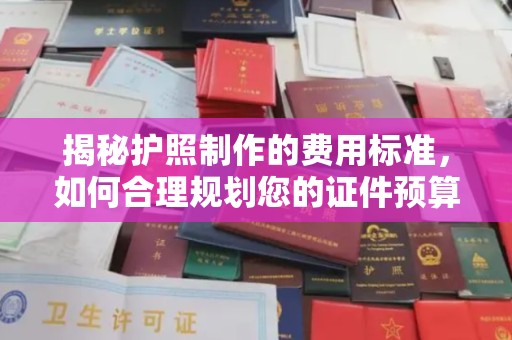 琅琊揭秘护照制作的费用标准，如何合理规划您的证件预算？