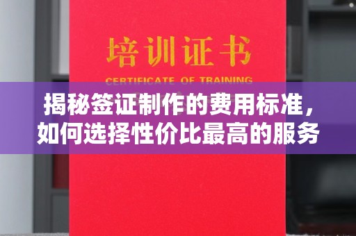 琅琊揭秘签证制作的费用标准，如何选择性价比最高的服务？